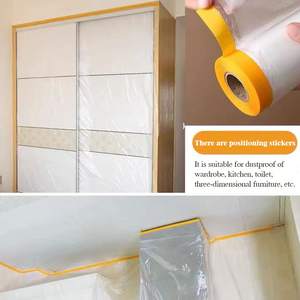 <span class=keywords><strong>Film</strong></span> de protection en plastique pré-adhésif pour la peinture, le recouvrement automobile et la protection des appareils - Product Image 4