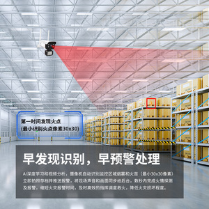 กล้องแจ้งเตือนเหตุเพลิงไหม้ FG512 4G สมาร์ท 500W HD เสียงสองทาง บันทึกข้อมูลบนคลาวด์ เพื่อความปลอดภัยในบ้าน - Product Image 2