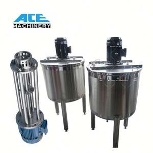 Línea de Producción de Crema Cosmética, Loción y Pasta de Dientes de Tipo Fijo de 500L, Equipo de Fabricación de Pasta de Dientes Blanca - Product Image 5