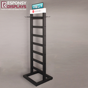 Estantes de exhibición de comida para mascotas de supermercado de metal de piso - Product Image 5