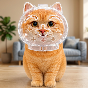 Muselière anti-morsure pour chat, sûre, portable, simple, en plastique, réglable, OEM ODM, logo personnalisé, fabricant direct - Product Image 3