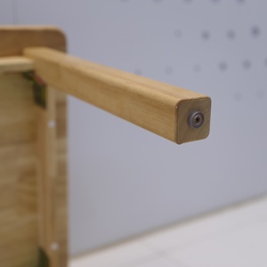 تصميم جديد بالجملة لطاولة طعام للأطفال من الخشب الطبيعي الصلب، مكتب دراسة خشبي للأطفال مع كرسي - Product Image 6