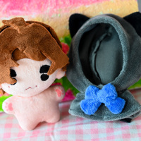 Porte-clés Poupées K-Pop Personnalisées en Peluche Douce de Haute Qualité, Remplissage Coton PP, Broderie Fille, Vêtements Détachables, Unisexe
