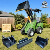 Chargeur télescopique FULCORE avec personnalisation du logo, direction hydraulique, puissance diesel puissante pour travaux municipaux