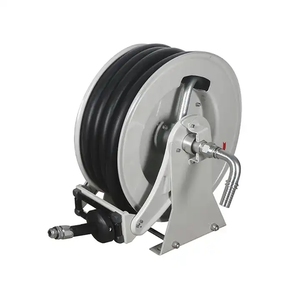 Moulinet de tuyau <span class=keywords><strong>d</strong></span>'huile hydraulique rétractable, petite taille, 1 pouce - Product Image 1
