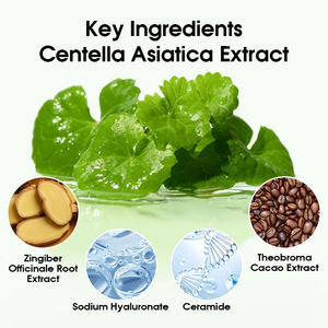 Crema Facial de Centella Asiática con Calidad de Salón, Extracto de Café, Ceramida e Hidratante, Calmante para el Enrojecimiento Post-Solar, <span class=keywords><strong>No</strong></span> Comedogénica - Product Image 3