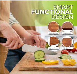 Ensemble de 3 planches à découper en bois en forme de <span class=keywords><strong>livre</strong></span>, en bambou/bois d'acacia, pour <span class=keywords><strong>la</strong></span> viande, les légumes, le pain, le <span class=keywords><strong>fromage</strong></span> - Product Image 4