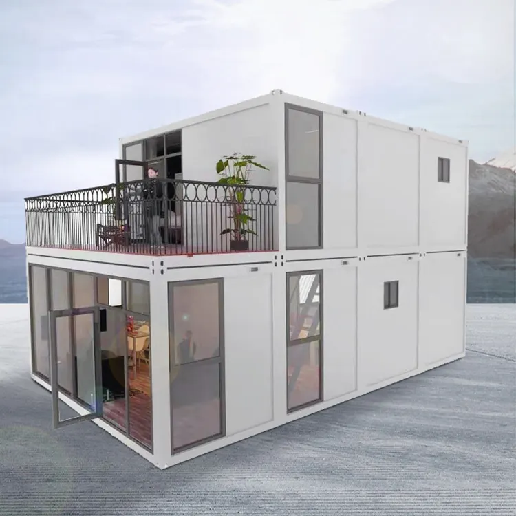 Cbox Luxury Design Two Layers Apartment Fabricated Living Portable Container House
