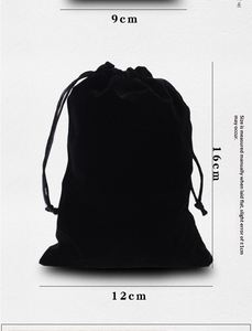 Bolsa de Terciopelo Personalizada con Cordón, 10*15cm, Extra Larga, 40x10, Bolsa de Joyería de Terciopelo Afelpado con Cordón Ancho, 6x8cm - Product Image 3
