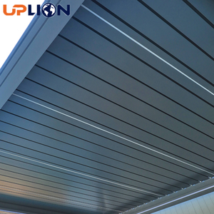 Pergola de jardin hexagonale Uplion en aluminium, résistante à la pluie, de qualité supérieure, avec auvent et gazebo - Product Image 5