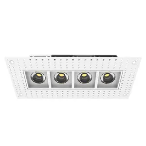 4 inç 4 kafaları LED gömme çoklu Downlight 5 yıl sınırlı garanti yüksek kaliteli aydınlatma teknolojisi ile lüks P için uygun