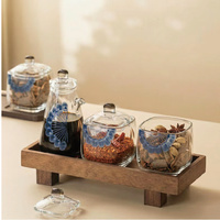 Plateau organisateur rectangulaire multifonctionnel en bois de noyer rustique décoratif avec logo personnalisé pour mariage, salle de bain, cuisine, table basse