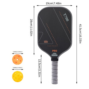 Raquette de pickleball Leatou T700 Pro en fibre de carbone, approuvée aux États-Unis - Product Image 2