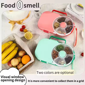 DZ <b>Kids</b> BPA Free PP Lid Reusable Durable 800ml Food Grade Snack Spinner Bundle Rotating <b>Storage</b> <b>Box</b> for Fruit Candy Food - Product Image 5