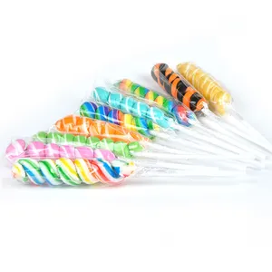 China Fabriek Halal Swirl Hard Candy Lolly Zoete Zoetwaren Snoep