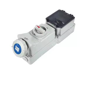 Prise de verrouillage monophasée avec interrupteur 3P 4P 5P IP67/IP44 230V 400V <span class=keywords><strong>Duo</strong></span> Interlock et <span class=keywords><strong>installation</strong></span> standard Din Rail - Product Image 2