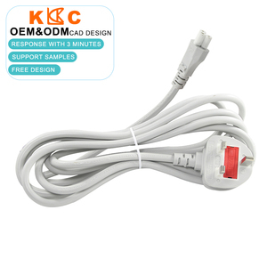 British Standard Fused Plug IEC C5 Power Lead <b>for</b> Notebook Adapter Grey - Product Image 4