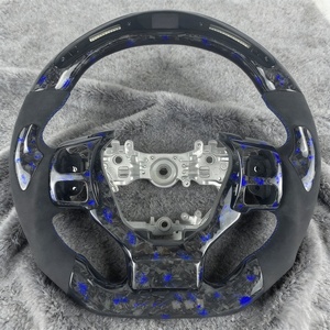 Volante Deportivo de Fibra de Carbono Forjado en Oferta para <span class=keywords><strong>Lexus</strong></span> IS350 GS350 GS300 IS250 IS ES RX NX LS UX <span class=keywords><strong>LC</strong></span> GS GX LX Serie <span class=keywords><strong>LC</strong></span> - Product Image 1