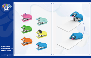 Engrapadoras 3D con Diseño de Monstruos Extraños - Engrapadora de Escritorio con Diseño de Dibujos Animados para Material Escolar y de Oficina - Product Image 4