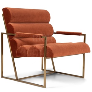 Metal Frame <strong>Recliner</strong> Family Room Contemporary Modern Luxury Accent Leisure Lounge Occasional <strong>Chairs</strong> <strong>Grey</strong> Linen Fabric Armchair - Product Image 1