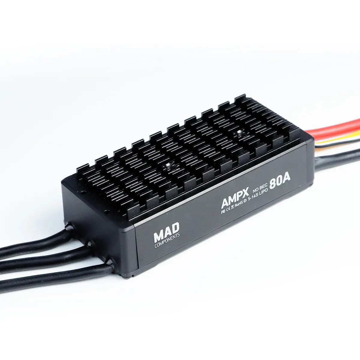 Водонепроницаемый бесщеточный контроллер мотора MAD AMPX 80A 5-14S ESC