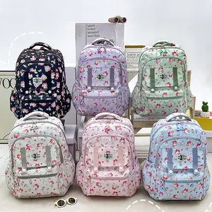 Cô gái trường Túi ba lô trở lại gói cho thiếu niên phụ nữ trẻ em nữ màu hồng schoolbag tiểu cao bagpack lớp thiếu niên trẻ em