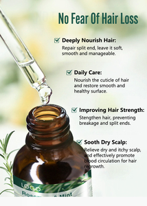 Aceite Esencial de Romero y Menta Orgánico de Marca Privada para el Cuidado del Cabello, Aceite Fortalecedor para el Cuero Cabelludo y el Cabello, 100 ml - Product Image 3