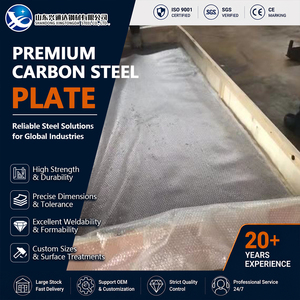 Shot Blasted Q235 SS400 20mm 1219mm Tempered ASTM A572 Quenched Carbon Steel Plate with Durable Construction Grade - Product Image 1