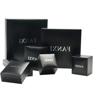FANXI wholesale ring/earring/pendant/bracelet/necklace leatherette paper jewelry box