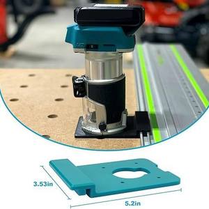 Adaptateur de rail DIN pour routeur Makita XTR01Z RT0700C RT0701C, prise ABS, utilisation domestique - Product Image 5