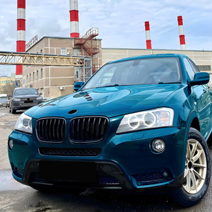 Rejilla Delantera Negra de Plástico ABS para BMW X3 F25, Reemplazo para Parachoques Delantero 2011-2013, Estilo de Una o Dos Líneas - Product Image 2