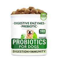 Probiotiques Multivitamines en granulés Suppléments pour chiens Enzymes digestives Prébiotiques Coprophagie Digestion Renforcement immunitaire Oméga-3