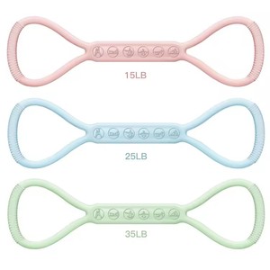 Nouveau Stretch Strap Yoga 8 chiffres Yoga Outil En Gros Silicone Matériel Fitness Yoga <span class=keywords><strong>Exercice</strong></span> Bandes Stretch Back - Product Image 1