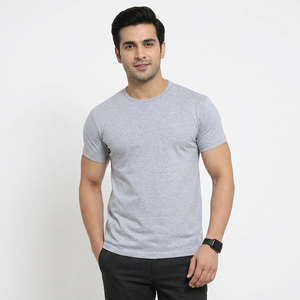 Camisetas de verano informales de color liso, camiseta de manga corta para hombre, camiseta de algodón para gimnasio, Fitness, deportes, camiseta de alta calidad para hombre - Product Image 1
