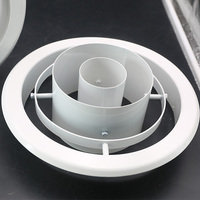 Diffuseur d'air circulaire en aluminium pour conduits de ventilation et de climatisation CVC, diffuseur d'air multi-rond en aluminium