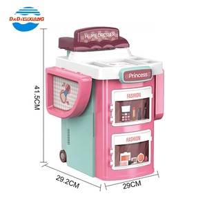 Tavolo Giocattolo Multifunzione 2 in 1 per Trucco Bambini, <span class=keywords><strong>Set</strong></span> Toeletta per Bambini per Trucco Simulato - Product Image 5