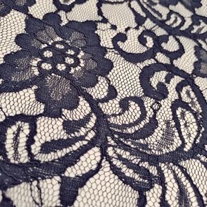Eco-friendly Plain <strong>Cord</strong> Dry Lace Fabric for <strong>Women</strong> Dress Sew <strong>Black</strong> Nude Custom Lace Bonded Fabric Corded Bonding Lace Fabric - Product Image 3