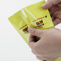 Sac d'emballage de collation de croustilles alimentaires soufflées de poulet jetable imprimé en couleur personnalisé