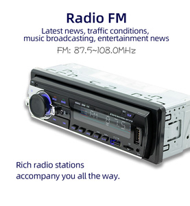 Lecteur MP3 de voiture 1 DIN avec application de localisation de voiture, commande vocale Siri/Google à une touche, rétroéclairage 7 couleurs, USB/TF/AUX, radio stéréo universelle sans perte FLAC - Product Image 2