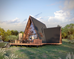 Australia completa 2 camere da letto Kit casa piccola portatile modulare prefabbricata di lusso con costruzione in acciaio cucina - Product Image 1