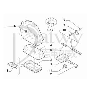 OE 5430T4 9681102280 9673198580 K9673198580 53104671 K9681102280 Citroen <span class=keywords><strong>Peugeot</strong></span> Capteur de pression d'air des pneus (marque Datwy) - Product Image 6