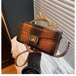 Bolsos de Moda para Mujer, Bolsos de Hombro Minimalistas y Elegantes con Asas Rígidas Distintivas para Estilo Cruzado - Product Image 2