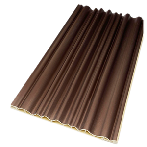 Rouleaux de papier peint auto-adhésifs à rayures en bois Papier de contact autocollant PVC Vinyle Papier peint à <span class=keywords><strong>tasseaux</strong></span> en bois imperméable - Product Image 1