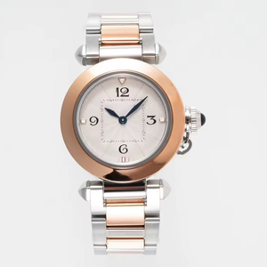 Montre <span class=keywords><strong>de</strong></span> <span class=keywords><strong>luxe</strong></span> pour homme, cadran rond, cristal saphir, bracelet en acier inoxydable, mouvement mécanique, montre <span class=keywords><strong>de</strong></span> qualité supérieure Cartieres - Product Image 1