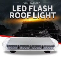 MCY ML-D18 40W Luz Estroboscópica de Advertencia para Techo de Coche de Alta Potencia con 40 LED, Impermeable IP65, ABS+PC, con Fuerte Imán, Intermitente, Nueva