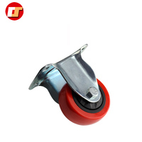 Roue de chariot de courses en polyuréthane à dureté personnalisée, en acier inoxydable, à faible résistance au roulement, avec centre en fonte, sans frein inclus, OEM