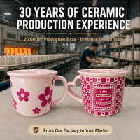 Mug en céramique personnalisé OEM ODM avec poignée en forme de cœur, tasse à café en porcelaine, motif et logo personnalisés, mugs de consommation domestique, commande en gros