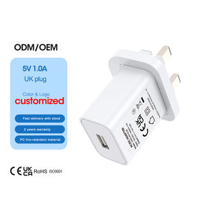 <span class=keywords><strong>Chargeur</strong></span> <span class=keywords><strong>dynamo</strong></span> mural électrique 5W certifié UKCA CE 5V 1A avec protection OTP, adaptateur de batterie numérique ROHS, prise UK, <span class=keywords><strong>téléphone</strong></span> <span class=keywords><strong>portable</strong></span> - Product Image 1