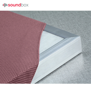 Diseño elegante chapa WPC insonorizado 3D paneles de pared tela de reducción de sonido deflector de ruido panel amortiguador de ruido - Product Image 5