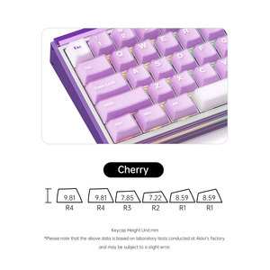 Akko RAY68 HE机械键盘 65%磁性开关 快速触发 0.005mm 8K RGB 带灯箱定制电竞游戏键盘 - Product Image 4
